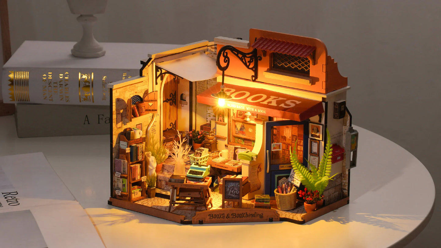 Maison miniature - Corner bookstore