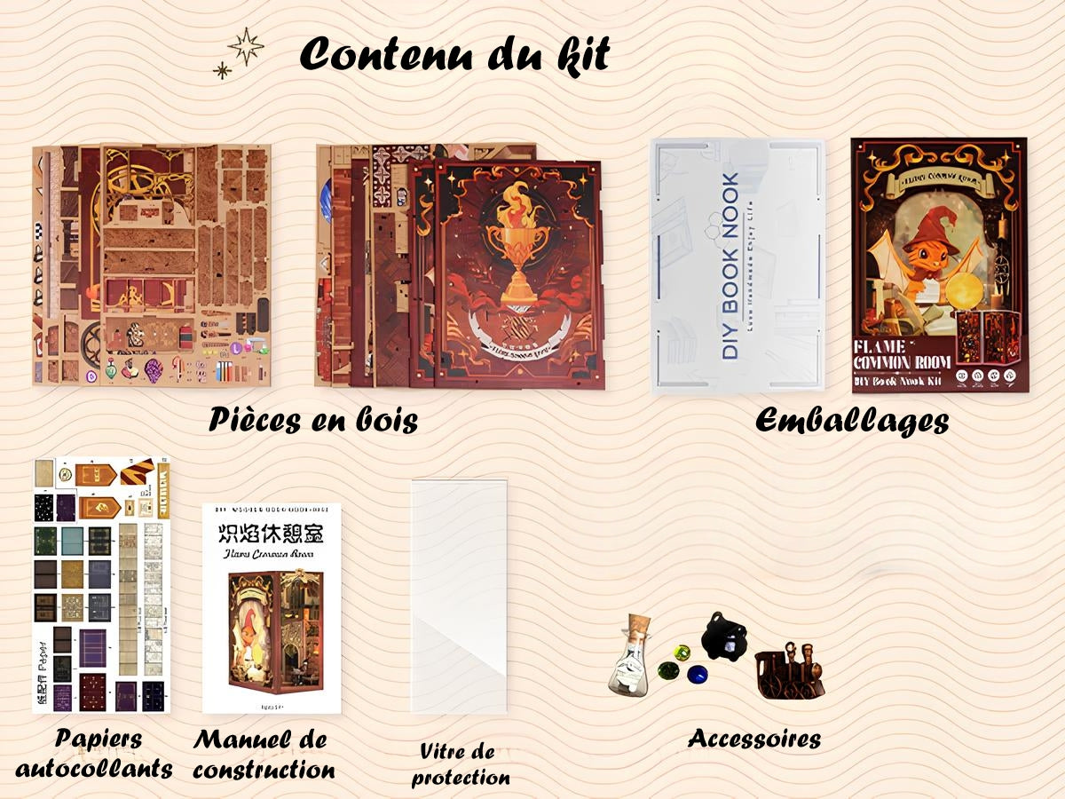 Book nook - Flame Common Room