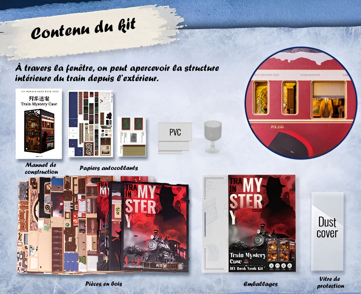 Book nook - Train mystery