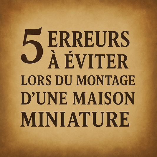Maison miniature : 5 erreurs à éviter lors du montage d’une maison miniature
