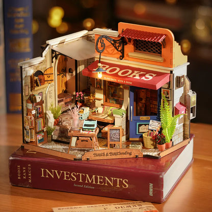 Maison miniature - Corner bookstore