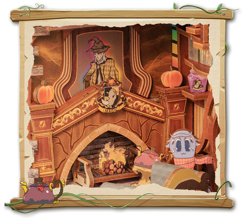 Book nook - Fantastic animal common room