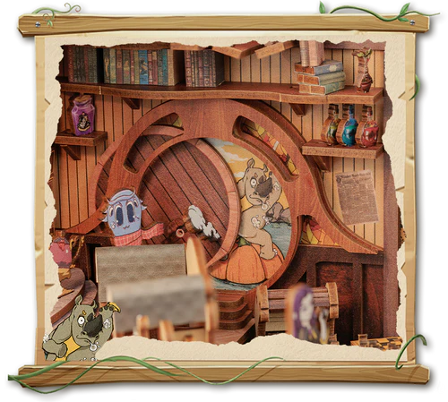 Book nook - Fantastic animal common room