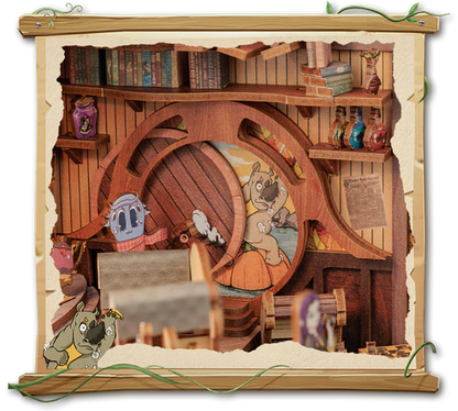 Book nook - Fantastic animal common room