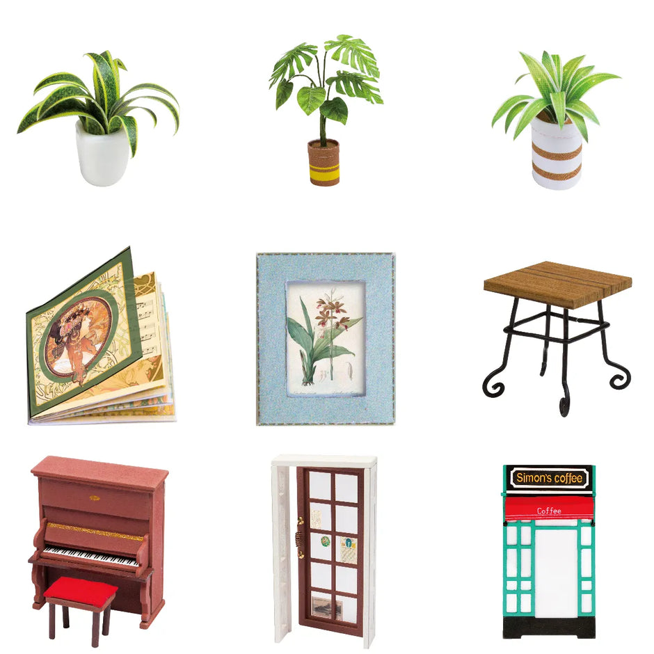 Maison miniature - Simon's Coffee shop