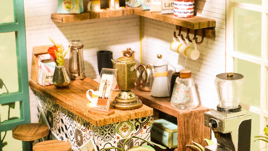 Maison miniature - Simon's Coffee shop