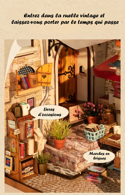 Maison miniature - Corner bookstore