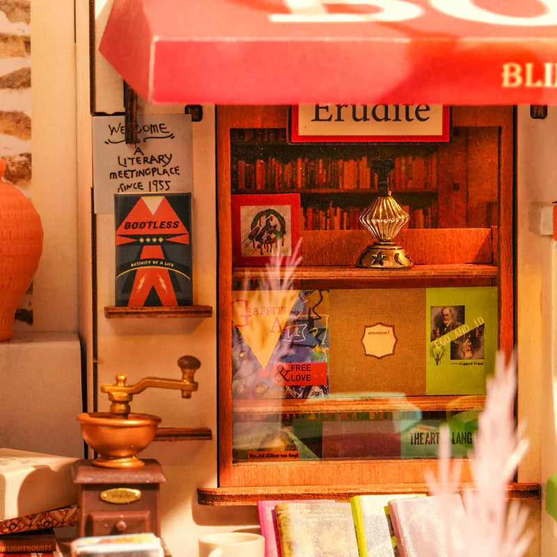 Maison miniature - Corner bookstore