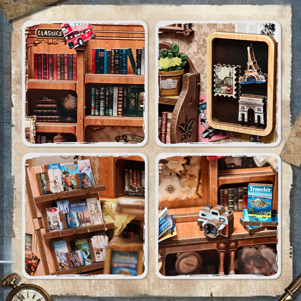Maison miniature - Journey Trace Bookshop