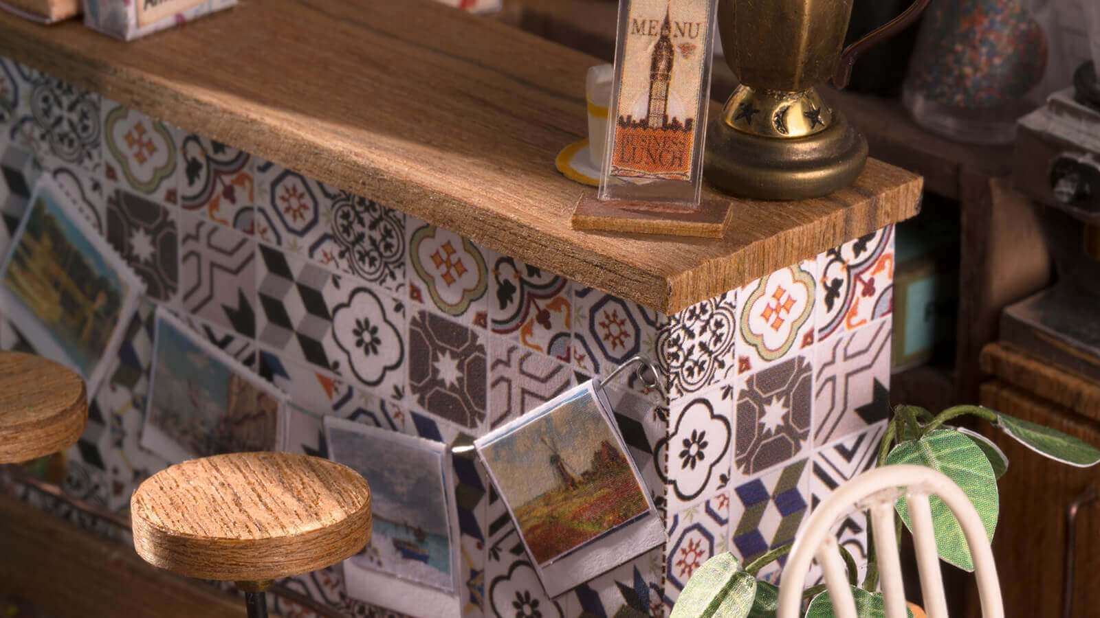 Maison miniature - Simon's Coffee shop