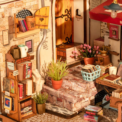 Maison miniature - Corner bookstore