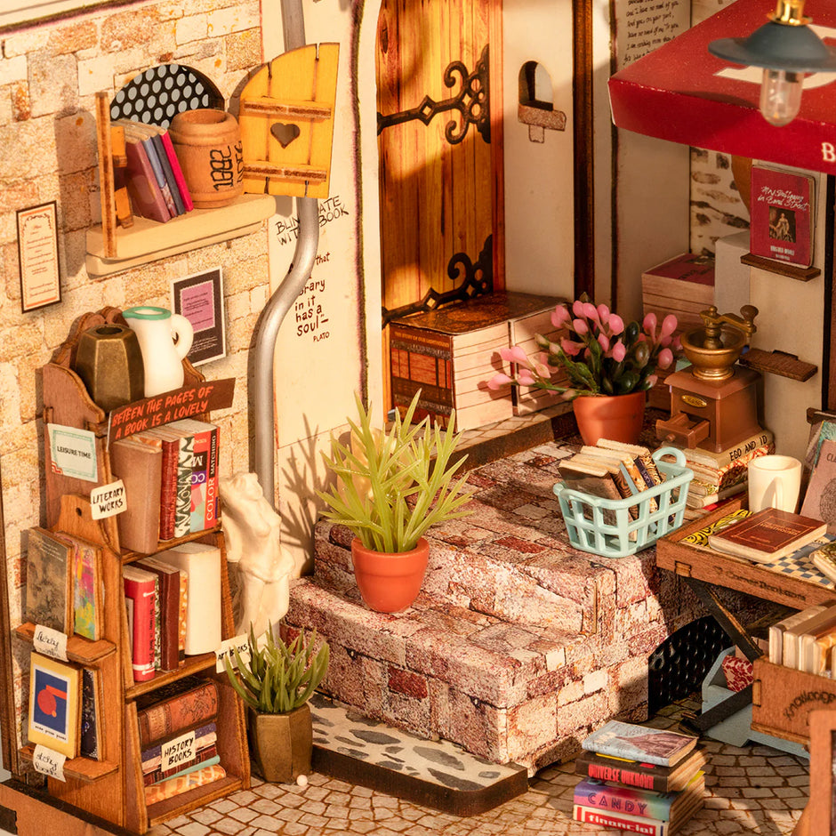 Maison miniature - Corner bookstore