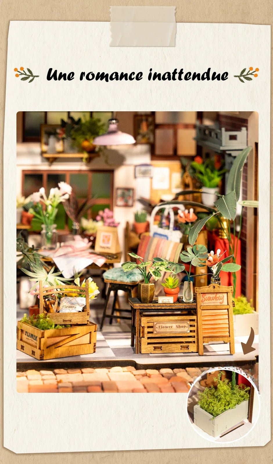 Maison miniature - Emily's Flower Shop