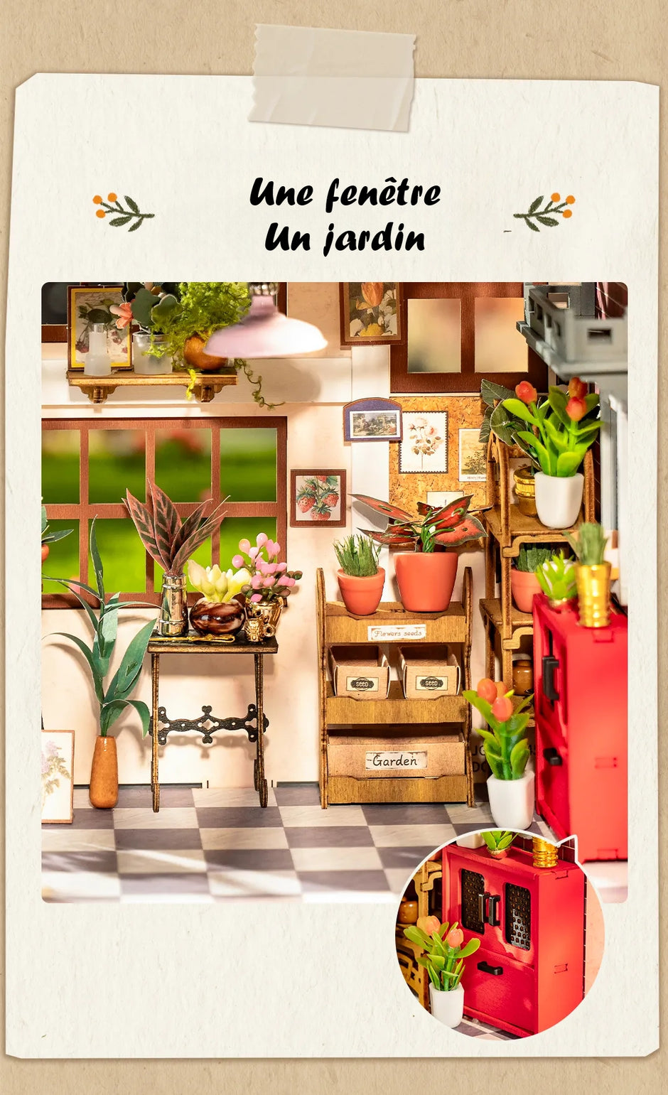 Maison miniature - Emily's Flower Shop