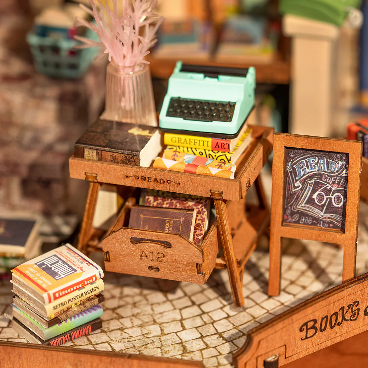 Maison miniature - Corner bookstore