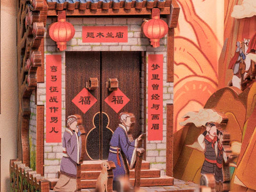 Book nook - The legend of Mulan