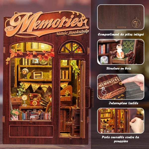 Maison miniature - Memories Music Bookshop
