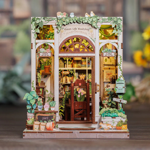 Maison miniature - Green Life Bookshop