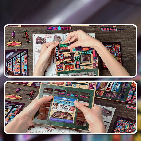 Book nook - Hongkong Neon Night