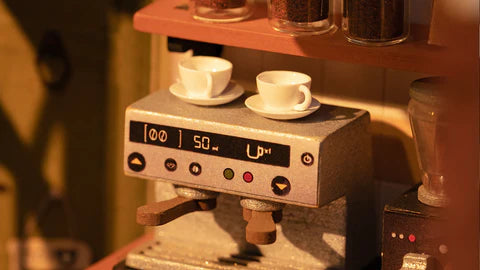 Maison miniature - Le café n°17