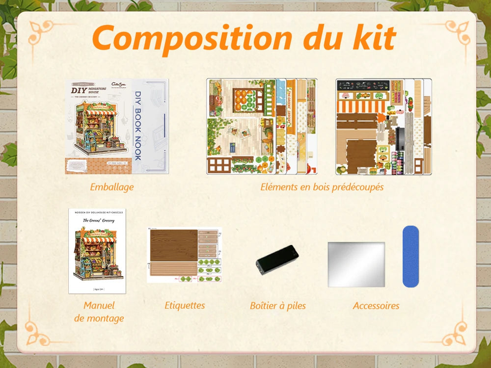 Maison miniature - The Green's Grocery