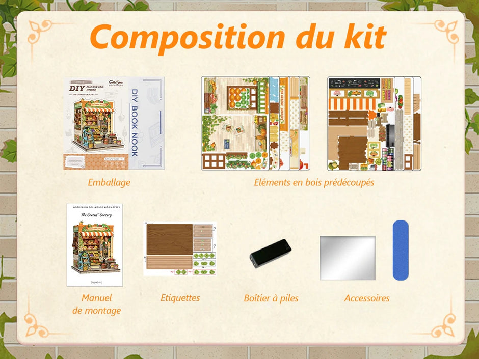 Maison miniature - The Green's Grocery