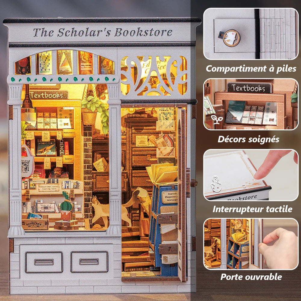 Maison miniature - The Scholar's Bookstore