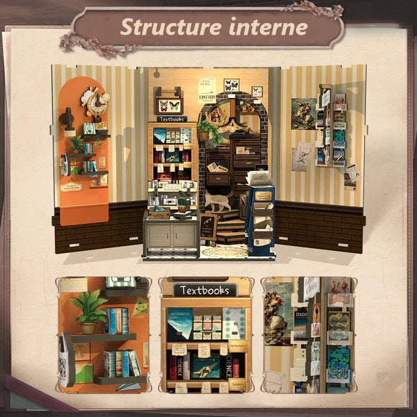 Maison miniature - The Scholar's Bookstore