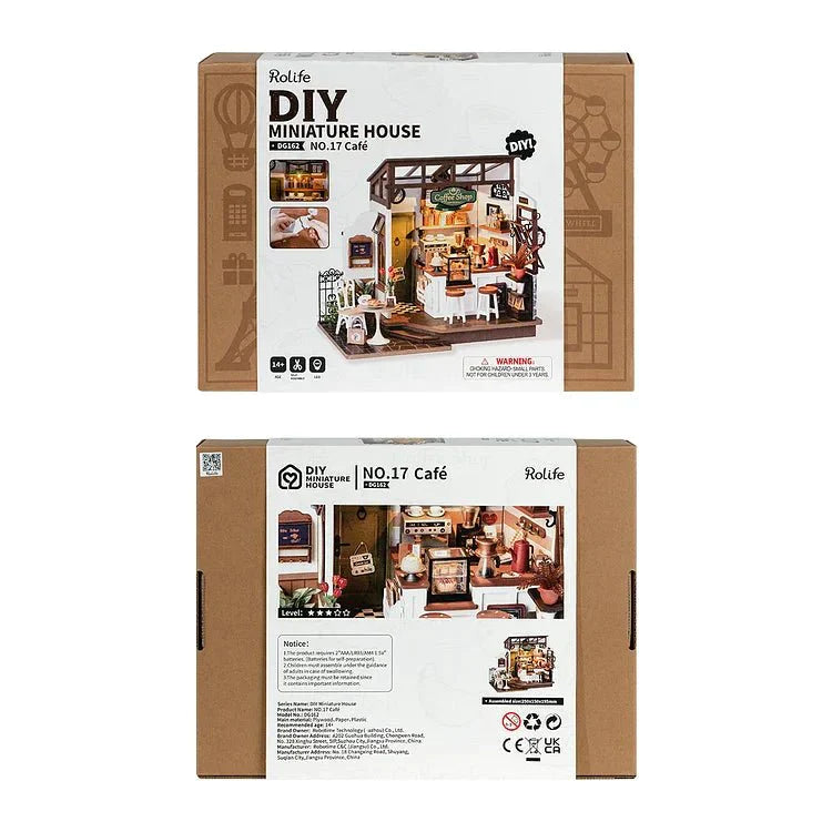 Maison miniature - Le café n°17